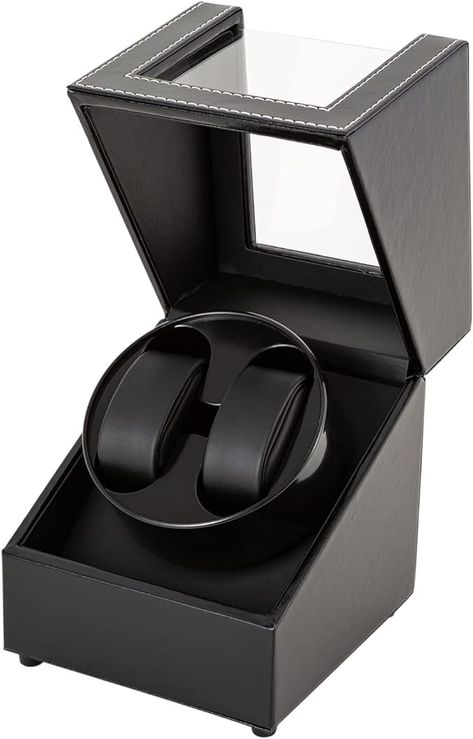 Amazon.com: Aokelily Double Watch Winders for Automatic Watches with Quiet Japanese Motor, Automatic Watch Winder for Men's and Women's Watches,Only USB Cable : Clothing, Shoes & Jewelry Automatic Watch Winder, Watch Winders, Sweet Gift Ideas, Blue Led Lights, Watch Winder, Womens Watches Luxury, Buy Watches, Women's Watches, Men's Watches