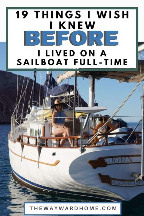 Before you swap land for sea, read about the things I wish I'd known about full-time sailboat living before I embarked on it. I'll share some unexpected realities, essential skills, and invaluable tips that would have made transitioning to life aboard a lot smoother! Live Aboard Boats, Live Aboard Sailboat, Sailboat Aesthetic, Living On A Sailboat, Liveaboard Sailboat, Sailing Life, Liveaboard Boats, Boat Living, Life At Sea