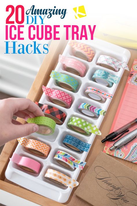 20 Amazing DIY Ice Cube Tray Hacks - The Krazy Coupon Lady Ice Cube Tray Activities For Kids, Ice Tray Hacks, Ice Cube Tray Hacks, Salon Simple, Salon Shabby Chic, Ice Trays, Playroom Organization, Kitchen Design Open, Sea Dragon