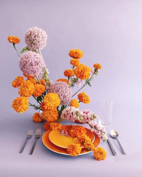 Fleur Orange, Deco Floral, Arte Floral, Ikebana, Event Decor, Floral Art, Wedding Colors, Flower Power, Floral Wedding