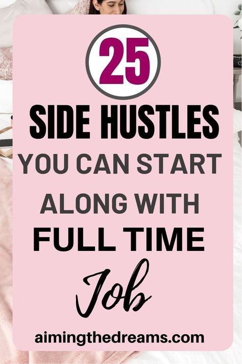 Start A Side Hustle, Easy Online Jobs, Side Income, Side Hustle Ideas, Online Side Hustle, Side Money, Full Time Job, Side Jobs, Hustle Ideas