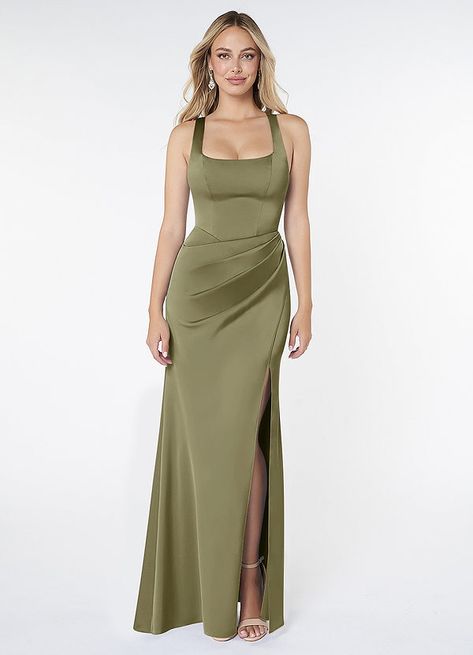 AZAZIE MERO - Bridesmaid Dresses Square Neckline Bridesmaid Dress, Juniper Green Bridesmaid Dresses, Juniper Bridesmaid Dresses, Olive Bridesmaid Dress, Olive Bridesmaid Dresses, Christmas Princess, Plus Size Bridal Dresses, Neutral Dresses, Maternity Bridesmaid Dresses