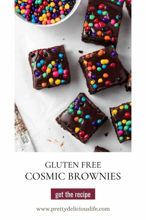 Cosmic Brownie Recipe, Cosmic Brownies Recipe, Homemade Cosmic Brownies, Healthy Holiday Treats, Cosmic Brownies, Recipe Tiktok, Little Debbie, Holiday Dessert Recipes, Gluten Free Brownies