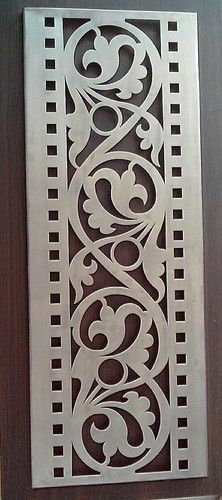 Cnc Jali Design Patterns, Laser Cut Design Pattern, Art Niche, Cnc Plans, Door Design Photos, Screen Wall, Laser Cut Stencils, Laser Cut Panels, Door Design Images