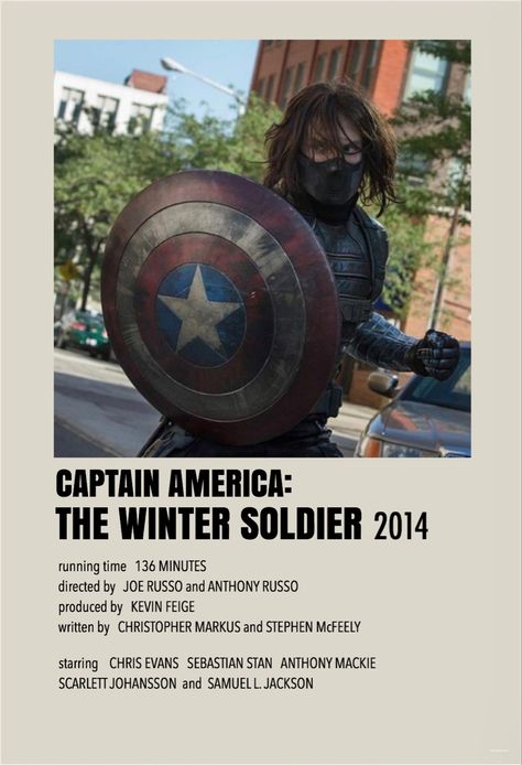 Capitan America Winter Soldier, Winter Soldier Movie, Avengers Movie Posters, Soldier Poster, Polaroid Movie Poster, Poster Marvel, Captain America 2, Film Polaroid, Marvel Movie Posters