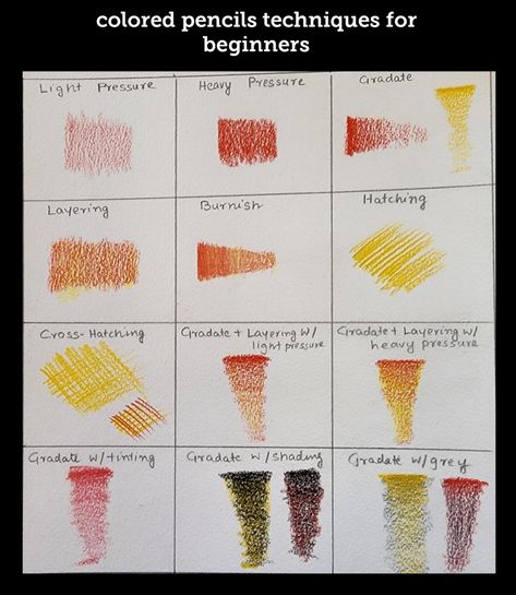 Colored Pencils techniques for beginners: Lesson 1 – CREATIVE ARTS Pastel Pencils Art, Colored Pencil Techniques For Beginners, Colored Pencils Techniques, How To Use Colored Pencils, Color Pencil Art For Beginners Easy, Colored Pencil Worksheet, Color Pencil Art For Beginners, Color Pencil Techniques, Coloured Pencil Techniques