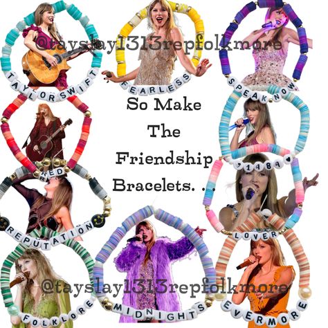 Click On This Pin To Watch The Eras Tour Movie, Eras Tour Movie Bracelets, Era Tour Bracelets, Eras Tour Movie, So Make The Friendship Bracelets, Make The Friendship Bracelets, Swift Bracelets, Friendship Bracelets Designs, The Friendship