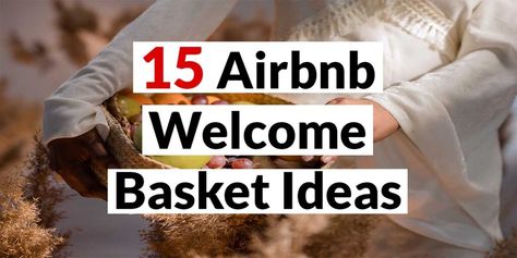 Airbnb Breakfast Basket, Air Bnb Gift Basket, Vrbo Welcome Basket, Airbnb Welcome Basket Ideas, Airbnb Gifts For Guests, Air Bnb Welcome Basket, Welcome Basket For Guests Airbnb, Airbnb Gift Basket Ideas, Airbnb Host Tips Welcome Baskets