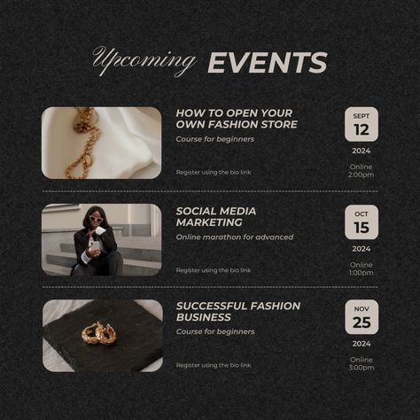 Upcoming Events Instagram Post, Event Instagram Post, Template Instagram Post, Canva Pro, Template Instagram, Custom Templates, Canva Design, Instagram Post Template, Post Design