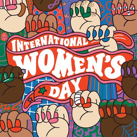 International Womens Day Poster, National Womens Day, Womens Month, Its Nice That, International Women’s Day, International Women's Day, Badass Women, Woman’s Day, 8th Of March