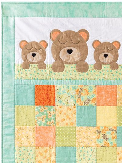 Bear Quilt Pattern, Teddy Bear Quilt Pattern, Baby Quilts Easy, Baby Boy Quilt Patterns, Baby Quilt Patterns Easy, Animal Baby Quilt, Girl Quilts Patterns, Boys Quilt Patterns, Sweet Dreams Baby