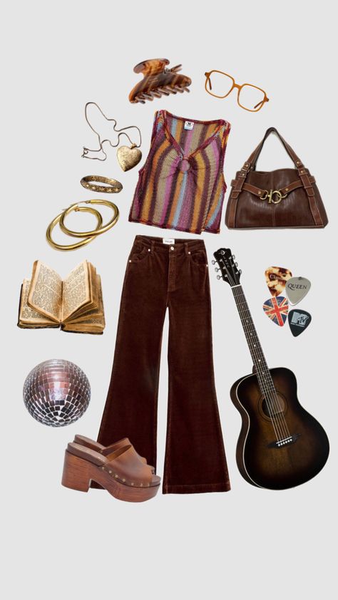 Basic Hippie Outfits, Outfit Inso, 2000s Clothes, Funky Outfits, Penny Lane, Swaggy Outfits, Hippie Outfits, Stage Outfits, Grunge Outfits