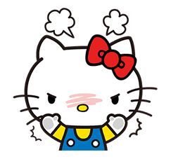 Sticker Hello Kitty, Emoji List, Hello Sticker, Images Hello Kitty, New Emojis, Monster Stickers, Work Stickers, Hello Kitty Art, Hello Kitty My Melody