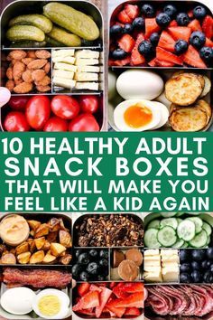 Adult Snack Boxes, Healthy Portable Snacks, Snack Boxes Healthy, Office Food, Snack Sani, Healthy Snacks To Buy, Healthy Toddler Snacks, Snack Boxes, Healthy Snack Ideas