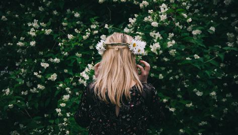 What Are Your Angels Trying To Communicate To You? Uncover The Messages From Your Spiritual Guides That Will Positively Uplift Your Spirit! Wiccan Wallpaper, Pagan Holidays, Flower Headdress, Norse Pagan, Focus Photography, Sensitive People, Long Blonde, Green Witch, Summer Solstice