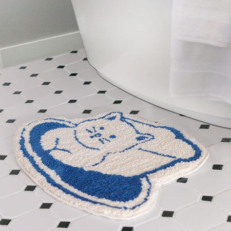 Small Bathroom Rugs, Kids Bath Rug, Bread Cat, Rich Decor, Dripping Water, Cute Bath Mats, Bathtub Mat, Cat Bath, Unique Shower