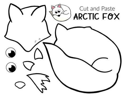 Looking for a fun winter arctic animal craft idea? Use our free printable arctic fox template to make this super cute arctic fox craft. He is perfect for kids of all ages, especially preschoolers, toddlers and kindergartners #foxcrafts #arcticfoxcrafts #arcticanimals #arcticanimalcrafts #winteranimals #SimpleMomProject Artic Animals Crafts For Toddlers, Arctic Animals Printables, Winter Animals Preschool, Arctic Animals Activities, Arctic Animals Preschool, Arctic Animals Crafts, Winter Animal Crafts, Simple Mom Project, Polar Bear Craft