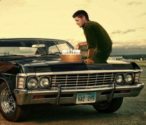 Dean, Jensen Ackles, Suoernatursl, Baby, '67 Chevy Impala, KAZ 2Y5 Chevrolet Impala 1967, Impala 1967, 67 Impala, Supernatural Baby, 1967 Chevy Impala, 1967 Chevrolet Impala, Supernatural Jensen, Happy Birthday Baby, Supernatural Tv Show