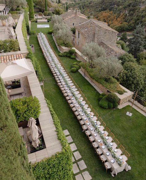 Long Table Wedding, Luxury Landscaping, Provence Wedding, Dream Wedding Decorations, Lake Como Wedding, Wedding Money, Destination Wedding Locations, Greece Wedding, Wedding Session