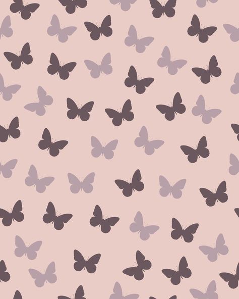 Vector butterflies pattern. Abstract seamless background. Delicate pink butterflies. Simple flat. Butterfly Seamless Pattern, Butterflies Simple, Easy Butterfly Drawing, Butterfly Themed Birthday Party, Photo Frame Crafts, Butterfly Patterns, Butterflies Pattern, Butterfly Nursery, Simple Butterfly