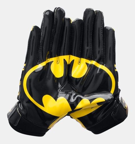 Boys’ Under Armour® Alter Ego Batman F5 Football Gloves Batman Party, Kids Uniforms, Be Your Own Hero, I Am Batman, Football Gloves, Football Equipment, Fashion Pics, Im Batman, Flag Football