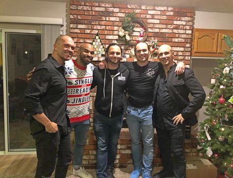 SoCal Uncensored (Frankie Kazarian, Scorpio Sky, Christopher Daniels) & Young Bucks (Matt & Nick Jacksons) Young Bucks, Bomber Jacket, Wrestling