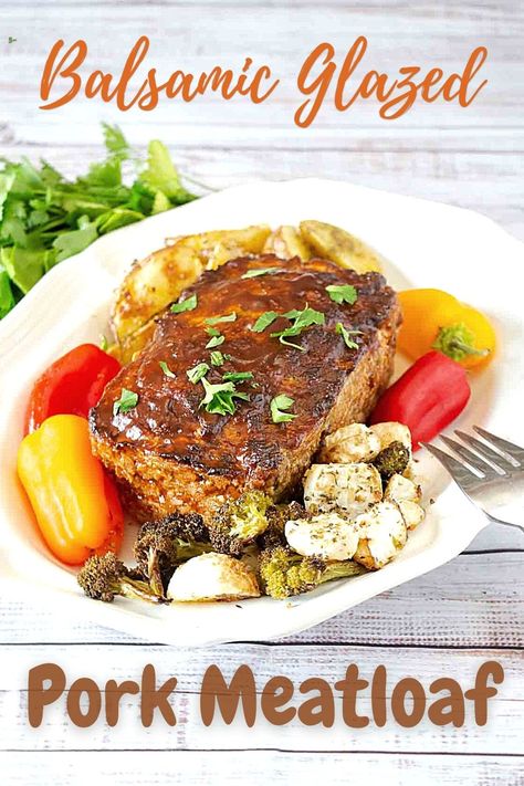 Pork Meatloaf Recipes Easy, Pork Meatloaf Recipes, Pork Ideas, Pork Meatloaf, Meat Loaves, Keto Meatloaf, Witch's Kitchen, Pork Meals, Farm Recipes