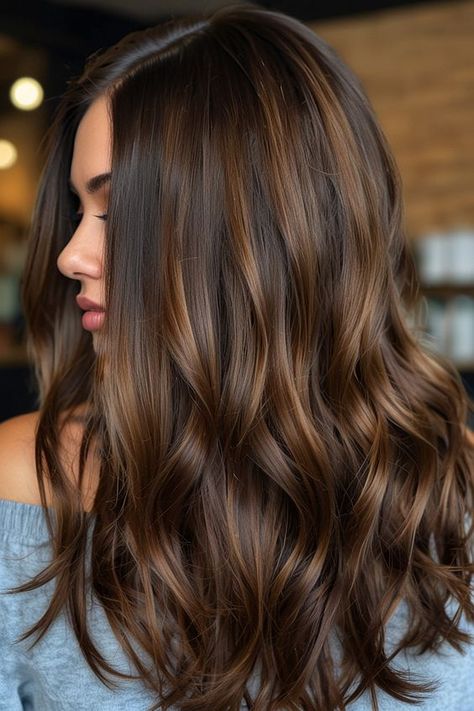 10 Must-Try California Brunette Hair Styles for Spring - Wahyu Guritno's Blog Long Haircuts For Brunettes, Sunkissed Brunette Highlights, Brunette Hair Styles, California Brunette Hair, Chocolate Claro, California Brunette, Summer Hair Color Ideas, Brunette Hairstyles, Rambut Brunette