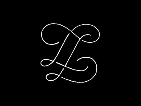 Ll Logo Design, Ll Logo, L Tattoo, Business Branding Inspiration, 2 Letter, Typo Logo, Feminine Logo, Brand Fonts, Graphic Design Lessons