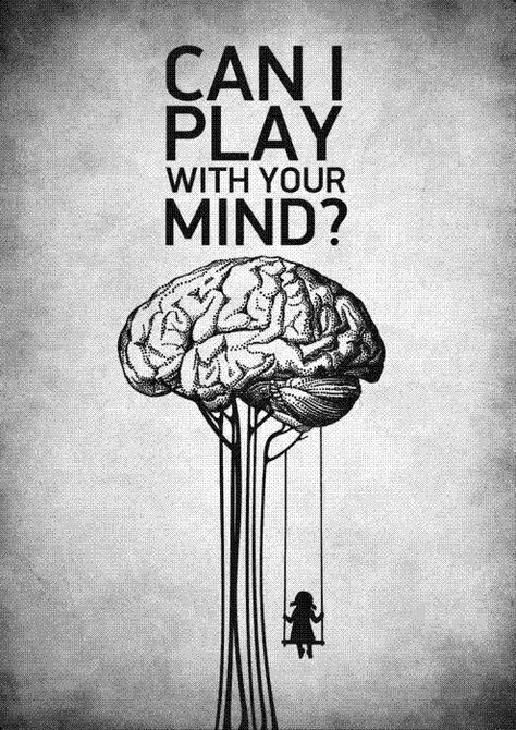 Can I play with your mind ? Typography Design Quotes, Psy Art, Mind Games, Imagine Dragons, Cool Posters, Akita, Design Quotes, Art Abstrait, Grafik Design