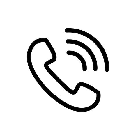 Phone call icon isolated on white backgr... | Premium Vector #Freepik #vector #telephone #volume-icon #call-button #telephone-call Phone Call Icon, Call Icon, Call Logo, Massage Pictures, About Phone, Phone Logo, Gray Aesthetic, Phone Icon, Phone Call