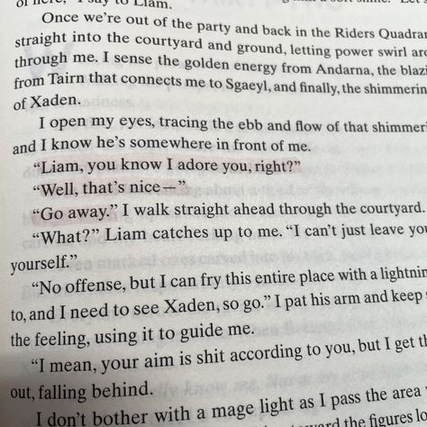 more fourth wing annotations ⚠️ spoiler warning ⚠️ tairn is hilarious but the last quote 🥹 . . . . . . #bookquotes #bookannotations #bookstagram #booksta #fourthwing #romantasy #booklover #annotatedbooks #xadenriorson #violetsorrengail #xadenandviolet #bookaesthetic #bookrecs #romantasybooks #bookcommunity #bookannotations Fourth Wing Incorrect Quotes, Fourth Wing Annotations, Fourth Wing Quotes, Wing Quotes, 4th Wing, Wings Book, Rebecca Yarros, Book Board, Fourth Wing