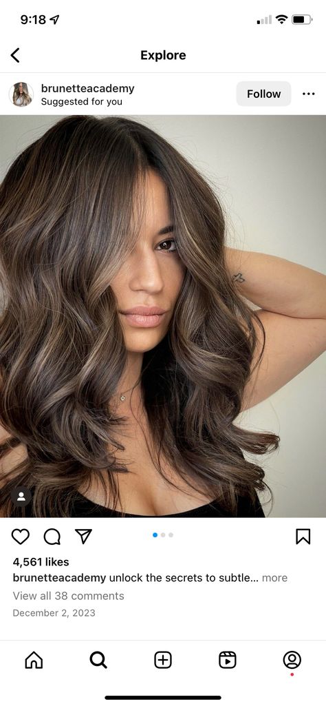 Brown Hair Inspo, Brunette Hair With Highlights, Spring Hair Color, Caramel Highlights, Brunette Balayage Hair, Brown Hair Balayage, Balayage Brunette, Hair Color And Cut, Hair Color Balayage