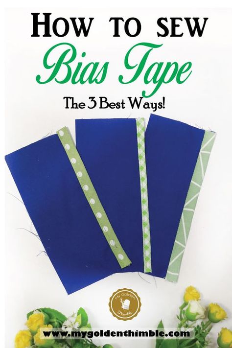 Bias Tape Diy, Bias Tape Quilt, Bias Tape Tutorial, Sewing Bias Tape, Bias Tape Binding, Sewing Binding, Binding Tutorial, Cute Sewing Projects, Quilt Binding