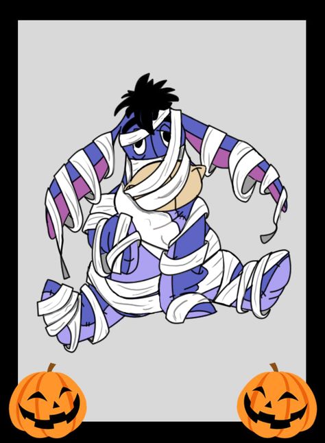 Mummy Eeyore by Kyuaress Eeyore Halloween Wallpaper, Eeyore Halloween, Eeyore Images, Eeyore Tattoo, Eeyore Quotes, Eeyore Pictures, Disney Eeyore, Easy Disney Drawings, Halloween Disney