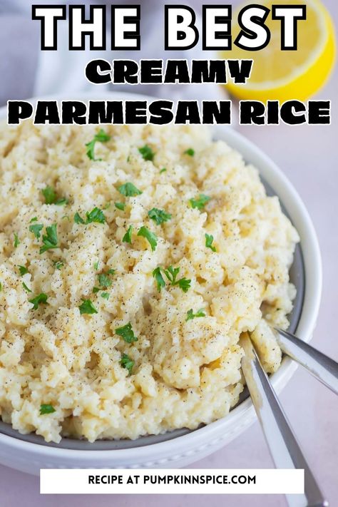 Rice Recipes To Go With Chicken, Rice Crockpot Meals, Parmesan Rice Instant Pot, Flavorful Rice Recipes, Gluten Free Chicken Crockpot Recipes, Creamy Rice Recipes, Leftover White Rice Recipes, Crockpot Recipes Gluten Free, Creamy Parmesan Rice