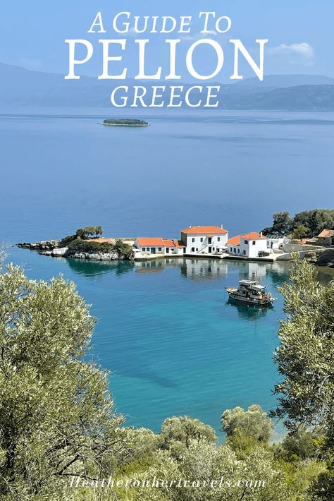 A guide to the Pelion Greece - from the mountains to the sea Santorini Greece Honeymoon, Pelion Greece, Athens Travel, Greece Itinerary, Greece Beach, Santorini Travel, Greece Hotels, Travel Greece, Visiting Greece