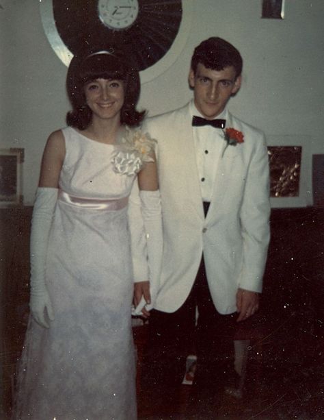 Prom Date Pictures, 60s Prom Dress, 60s Prom, 1960s Prom, Retro Prom, Ugly Fashion, 50s Prom, Spring Dance, Decades Of Fashion