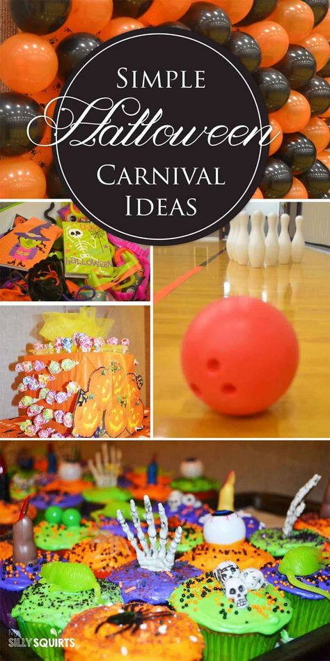 Halloween Carnival Ideas, Halloween Carnival Games, Halloween Prizes, Halloween Themed Snacks, Diy Carnival Games, Fall Carnival, Fun Halloween Games, Carnival Ideas, Halloween Dance