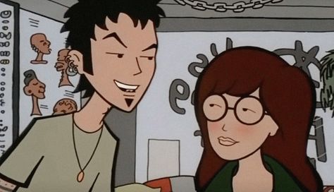 Daria And Trent, Daria Cartoon, Daria Show, Trent Lane, Daria Morgendorffer, Valentines Memes, My Father's Daughter, Teen Tv, Funny Disney Jokes