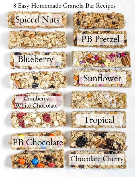 8 Easy Homemade Granola Bar Recipes You Should Try TODAY Granola Bars Homemade, Granola Bar Recipes, Easy Homemade Granola Bars, Homemade Granola Bar, Homemade Granola Bar Recipe, Snack Bar Recipes, Easy Granola Bars, Granola Bars Recipe, Granola Bar Recipe