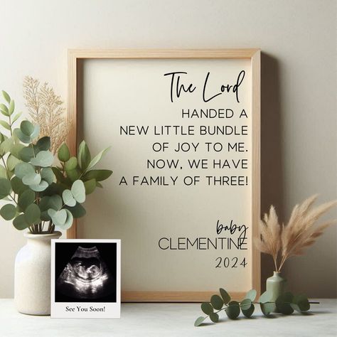 Embrace the joy of new life with our Christian Digital Pregnancy Announcement. This gender neutral template is perfect for sharing your wonderful news with loved ones near and far on Facebook or Instagram. This announcement is not just a pregnancy reveal, but a celebration of faith and the miracle of life for your baby girl or boy. It’s perfect for the Christian mom who wants to share her joy. Christian Baby Announcement, Christian Pregnancy Announcement, Miracle Baby Announcement, Neutral Template, Announcement Pictures, Baby Announcement Pictures, Baby Due Date, Digital Announcement, Digital Pregnancy Announcement