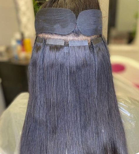 The Ultimate Guide to Tape-In Hair Extensions: Everything You Need to Know Invisible Hair Extensions, Protective Hairstyles For Natural Hair, How To Grow Natural Hair, Hair Tape, Protective Hairstyle, High Bun, Tape In Hair Extensions, Hair Collection, Brazilian Human Hair