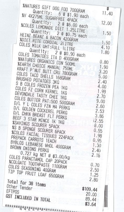 $109 Coles Shop Shopping Receipt, Lemonade Diet, Galaxy Wallpapers, Cool Galaxy Wallpapers, Money Matters, Natural Gifts, Grocery Shop, Food Guide, Dog Gifts