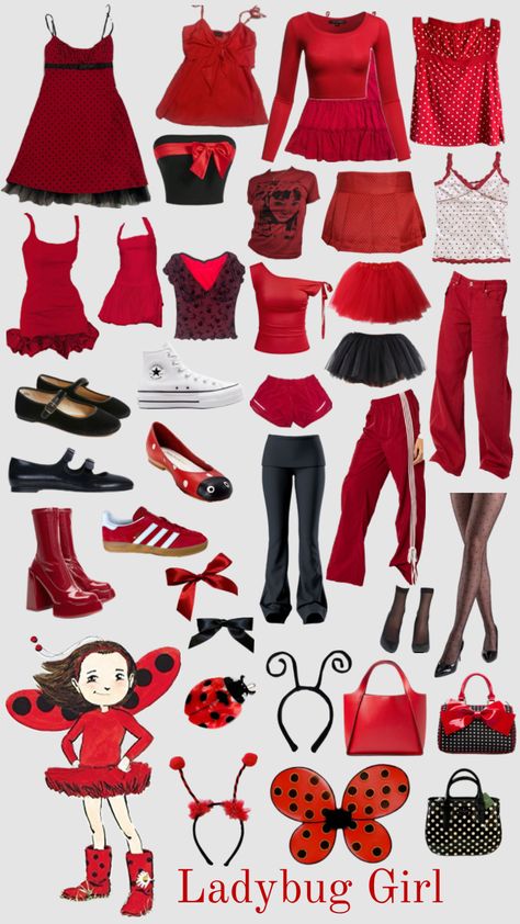 #ladybug #ladybuggirl #ladybugcostume Affordable Halloween Costumes, Bug Costume, 80s Inspired Outfits, Ladybug Outfits, Ladybug Girl, Ladybug Costume, Classy Halloween Costumes, Hot Costume, Bee Costume