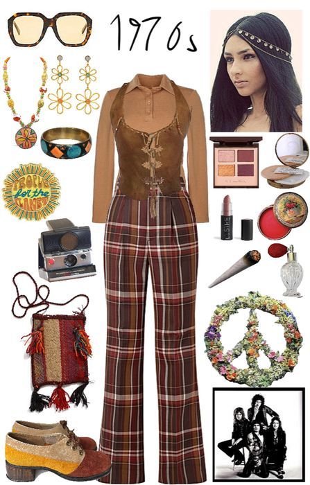 Oldies Day Outfit Ideas, 70s Diy Costume, Decade Halloween Costumes, 60s Costume Women, Decade Party Outfit, 60s Theme Party Outfit, Decades Day Spirit Week 70s Hippie, 70 Theme Party Outfit, Decade Costumes