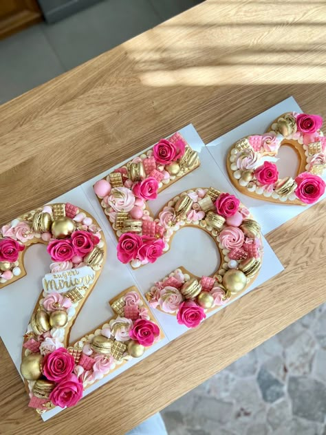 Birthday Cake Ideas 25 Years, Birthday Cake 25 Years Women, 25 Number Cake, Number 25 Cake, Happy 25 Birthday, 25 Birthday Cake, 25th Birthday Cake, Bday Decoration, Pink Birthday Decorations