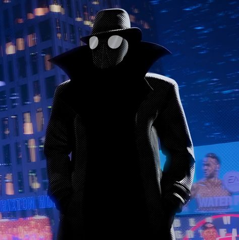 Spider Noir Widget, Noir Spiderman Pfp, Spider Noir Without Mask, Spider Nior, Spider Noir Pfp, Noir Spiderman, Spider Man Noir, Spider Noir, Spiderman Noir