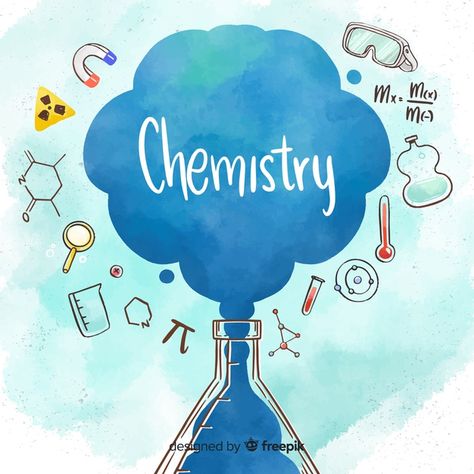 Chemistry Free Vector | Free Vector #Freepik #vector #freewatercolor #freescience #freesmoke #freebottle Sampul Notebook, Chemistry Projects, 11th Chemistry, Chemistry Art, Project Cover Page, Abstract Science, School Book Covers, Science Icons, Science Words