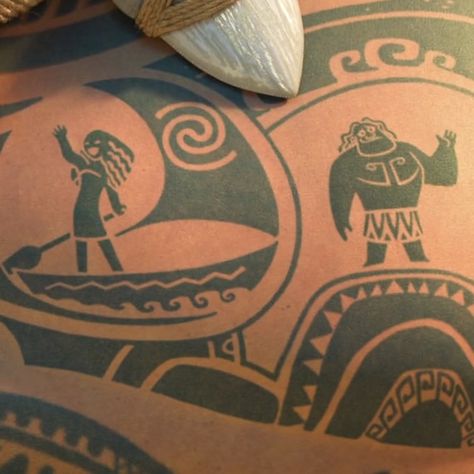 Moana 2 Tattoo, Moana Tapestry, Moana Sailboat, Maui Tattoo Ideas, Maui Tattoos Moana, Maui Tattoos, Maui Demigod, Moana Tattoos, Tattoo Father